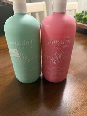 Function of Beauty Body Wash Set - Soothing Aloe and Caring Vanilla 22 fl oz